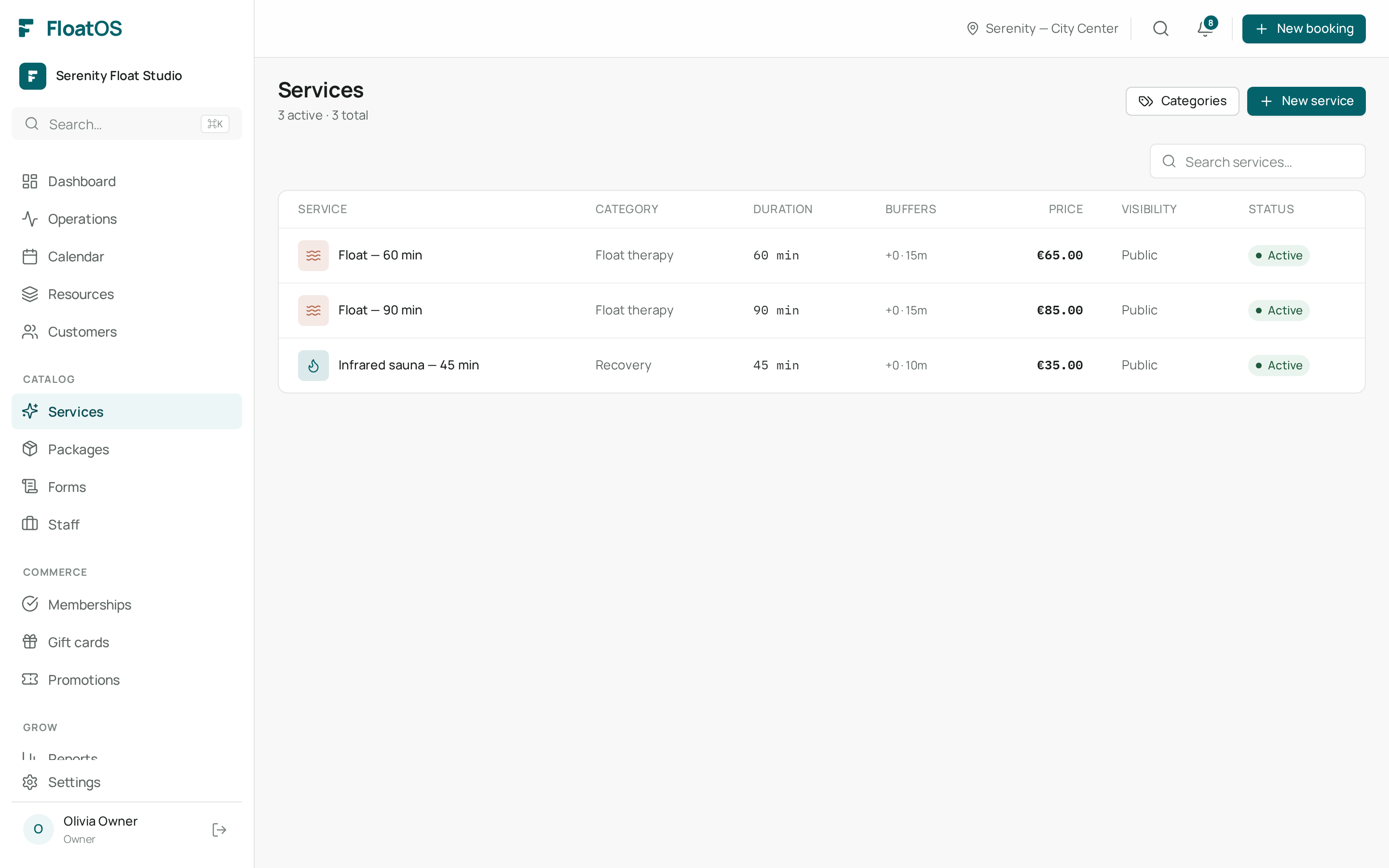Services overview